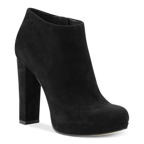 michael kors black booties with gold zipper|Michael Kors booties suede.